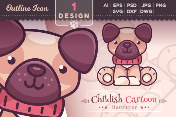 Adorable Dog Icon