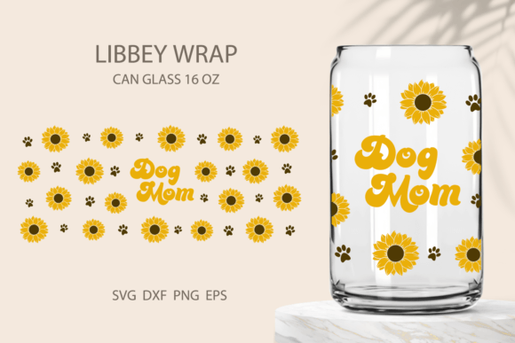 Dog Mom Wrap SVG