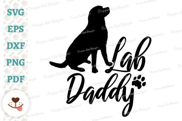 Lab Daddy Svg for Embroidery